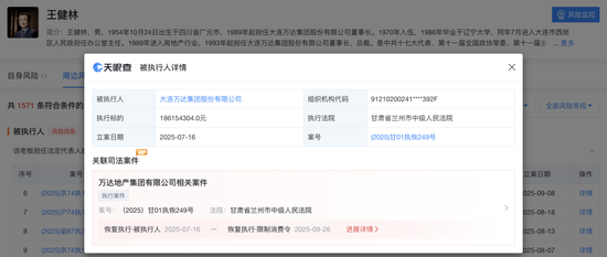 中金优配 连王健林都被限消了